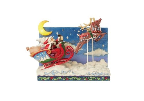 Heartwood Creek St. Nicholas is on His Way (Musical LED Santa Sleigh PRE-ORDER) - Heartwood Creek