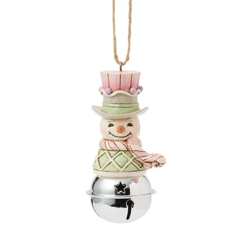 Sweets Snowman on Bell Hanging Ornament (PRE-ORDER) - Heartwood Creek 