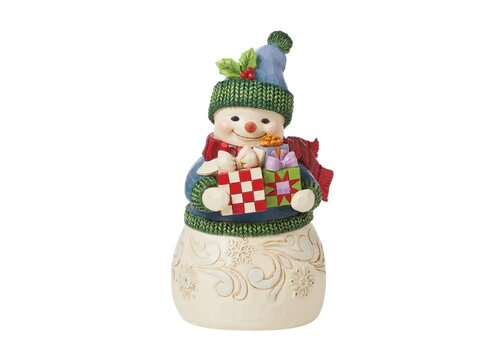 Heartwood Creek Unwrap the Joy (Snowman with Arms Full of Presents) - Heartwood Creek