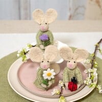 Sjaal met een Verhaal - Vingerpopje Funny Bunny Lieveheersbeestje