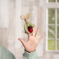 Sjaal met een Verhaal - Vingerpopje Funny Bunny Lieveheersbeestje