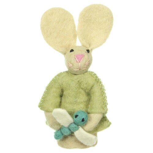 Vingerpopje Funny Bunny Libelle - Sjaal met een Verhaal  - 