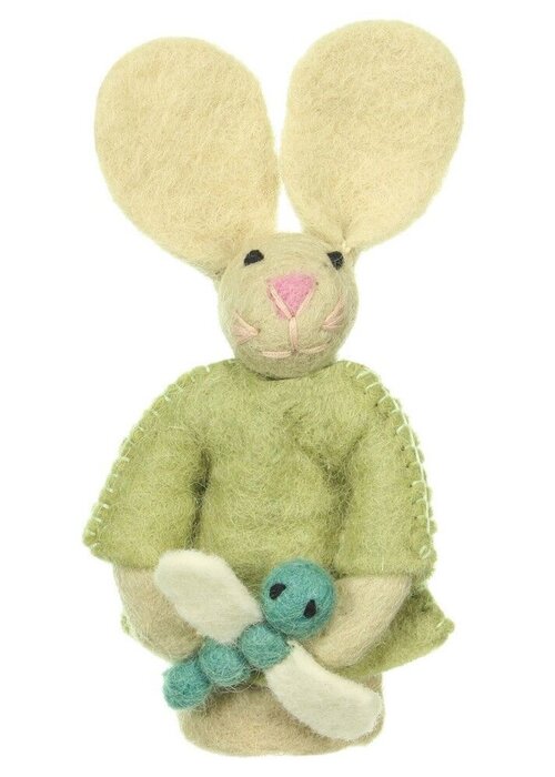 Sjaal met Verhaal Vingerpopje Funny Bunny Libelle - Sjaal met een Verhaal  -