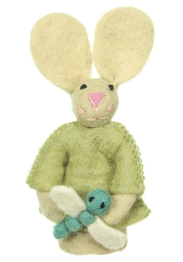 Sjaal met een Verhaal - Vingerpopje Funny Bunny Libelle