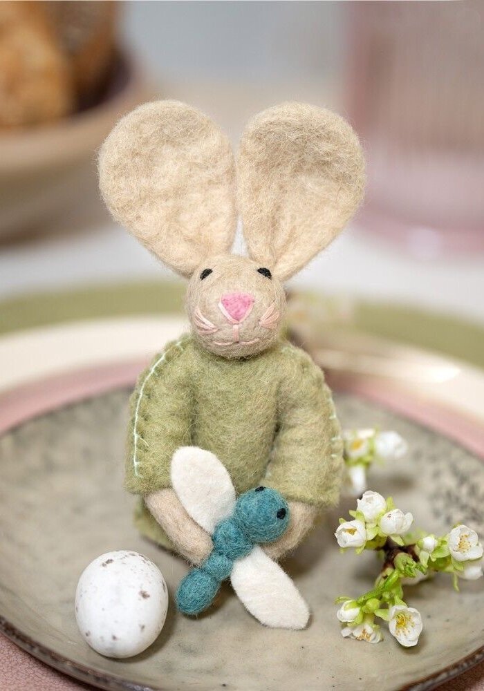 Sjaal met een Verhaal - Vingerpopje Funny Bunny Libelle