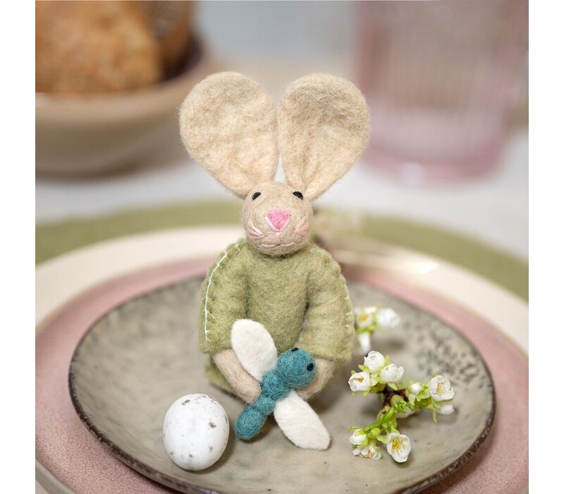 Sjaal met een Verhaal - Vingerpopje Funny Bunny Libelle