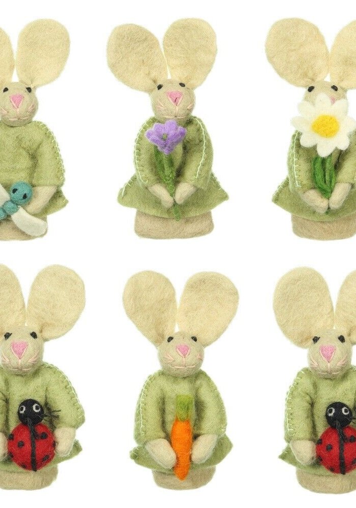 Sjaal met een Verhaal - Vingerpopje Funny Bunny Libelle