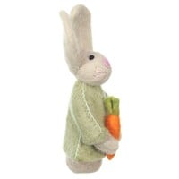 Sjaal met een Verhaal - Vingerpopje Funny Bunny Wortel