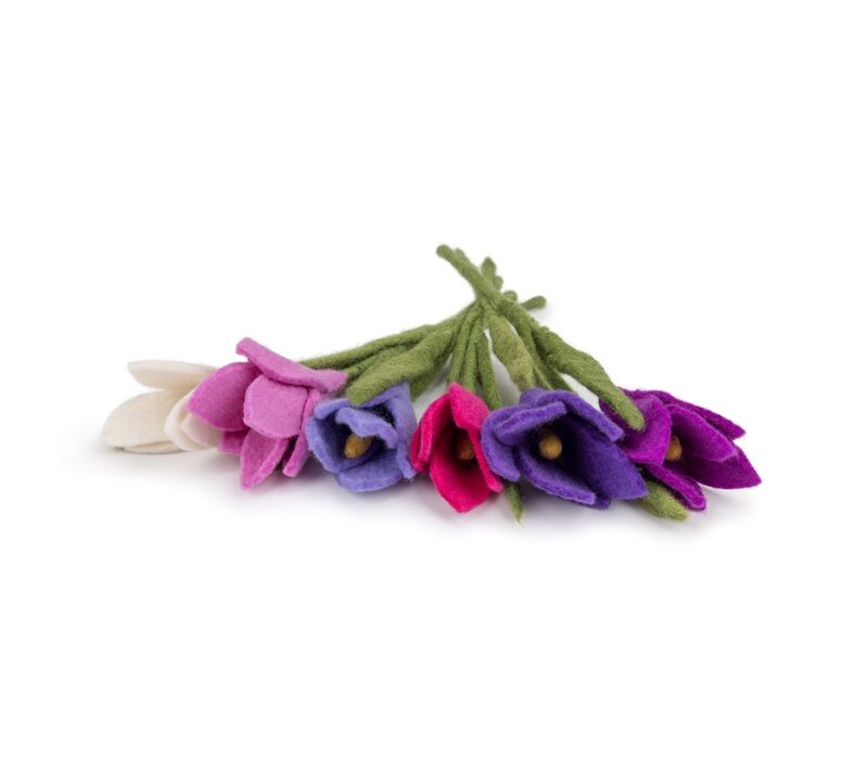 Sjaal met een Verhaal - Krokus Roze