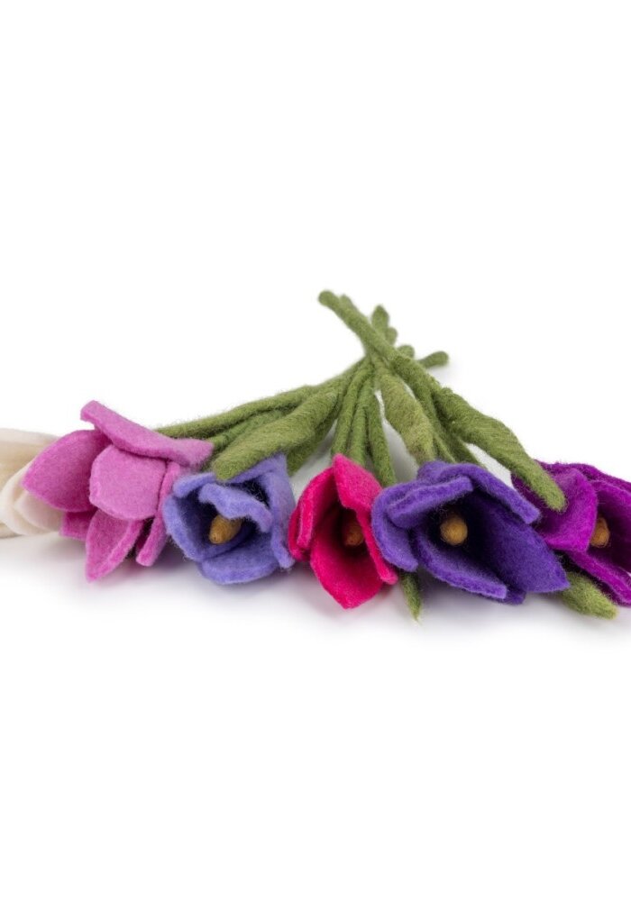 Sjaal met een Verhaal - Krokus Wit