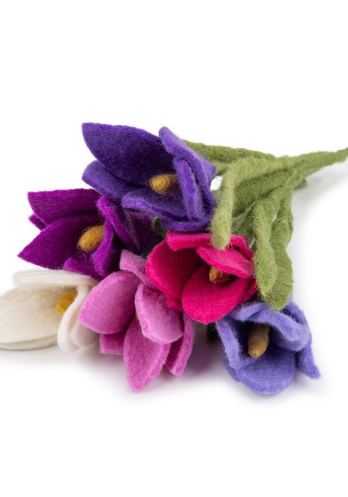 Sjaal met een Verhaal - Krokus Wit