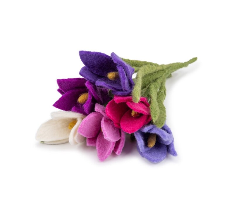 Sjaal met een Verhaal - Krokus Wit