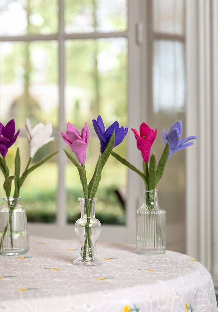 Sjaal met een Verhaal - Krokus Wit