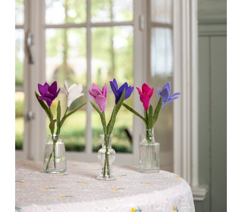 Sjaal met een Verhaal - Krokus Wit