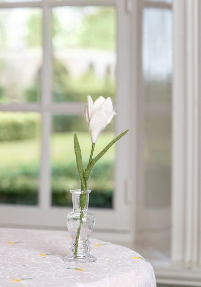 Sjaal met een Verhaal - Krokus Wit