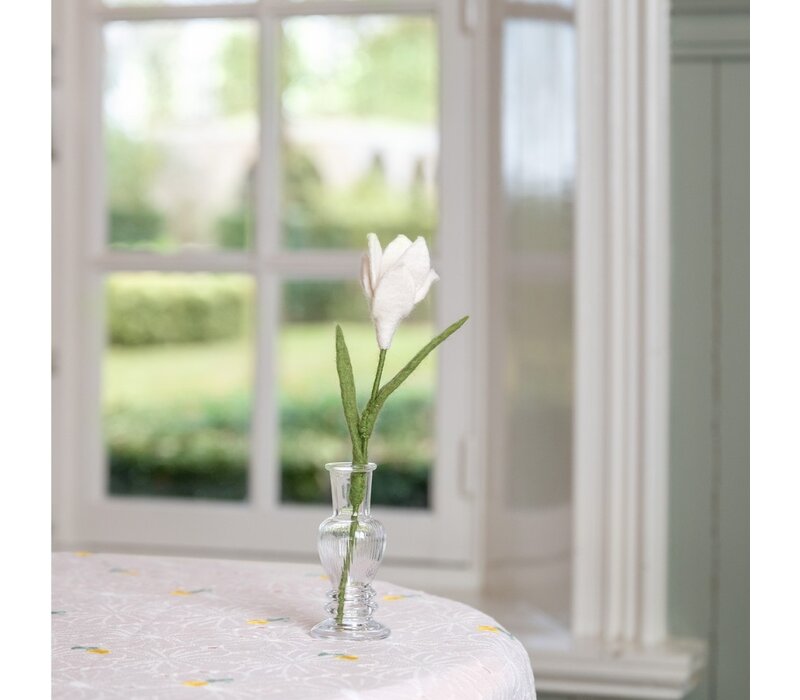 Sjaal met een Verhaal - Krokus Wit