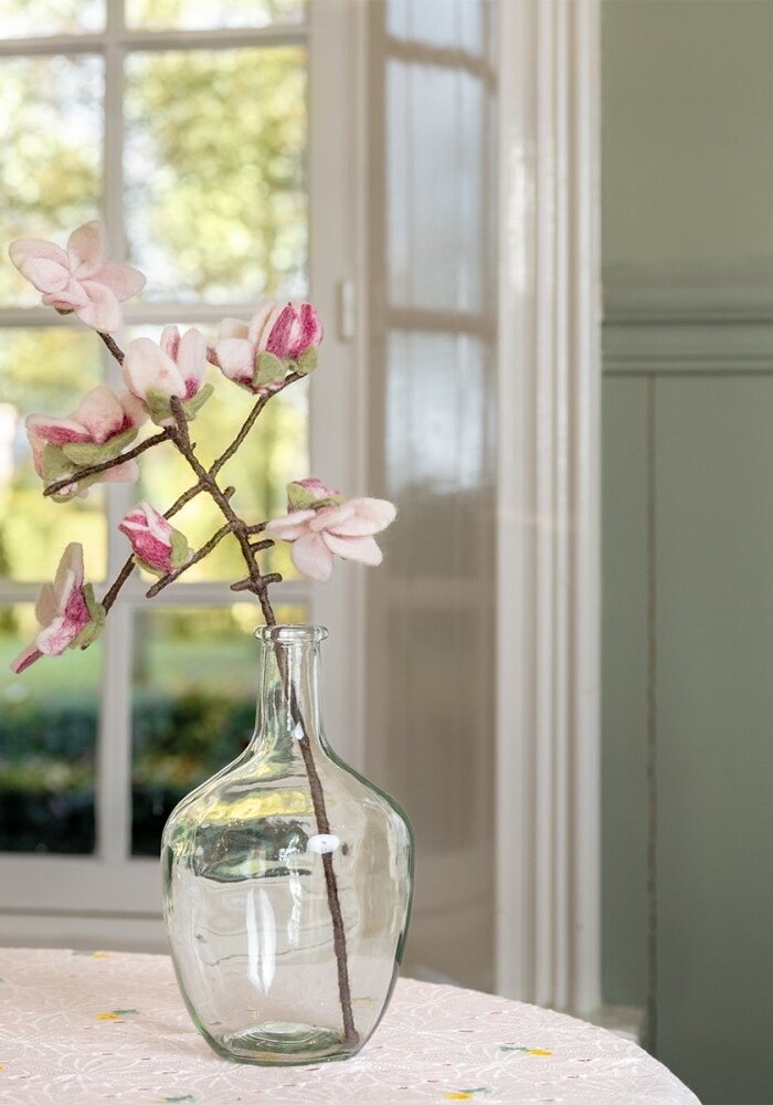 Sjaal met een Verhaal - Bloem: Tak: Magnolia