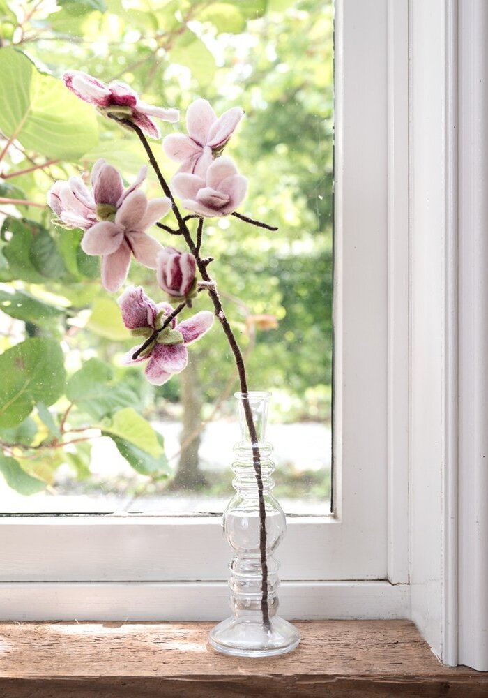 Sjaal met een Verhaal - Bloem: Tak: Magnolia