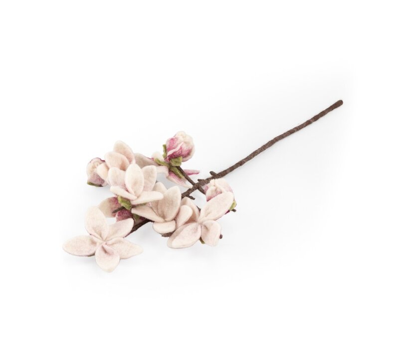 Sjaal met een Verhaal - Bloem: Tak: Magnolia