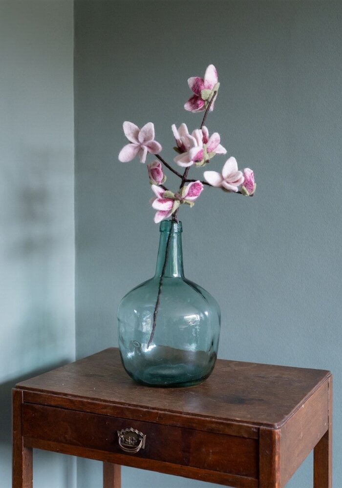 Sjaal met een Verhaal - Bloem: Tak: Magnolia