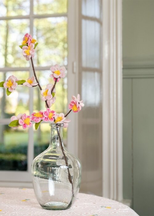 Sjaal met Verhaal Bloem: Tak: Appelbloesem - Sjaal met een Verhaal