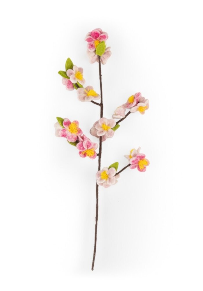 Sjaal met een Verhaal - Bloem: Tak: Appelbloesem