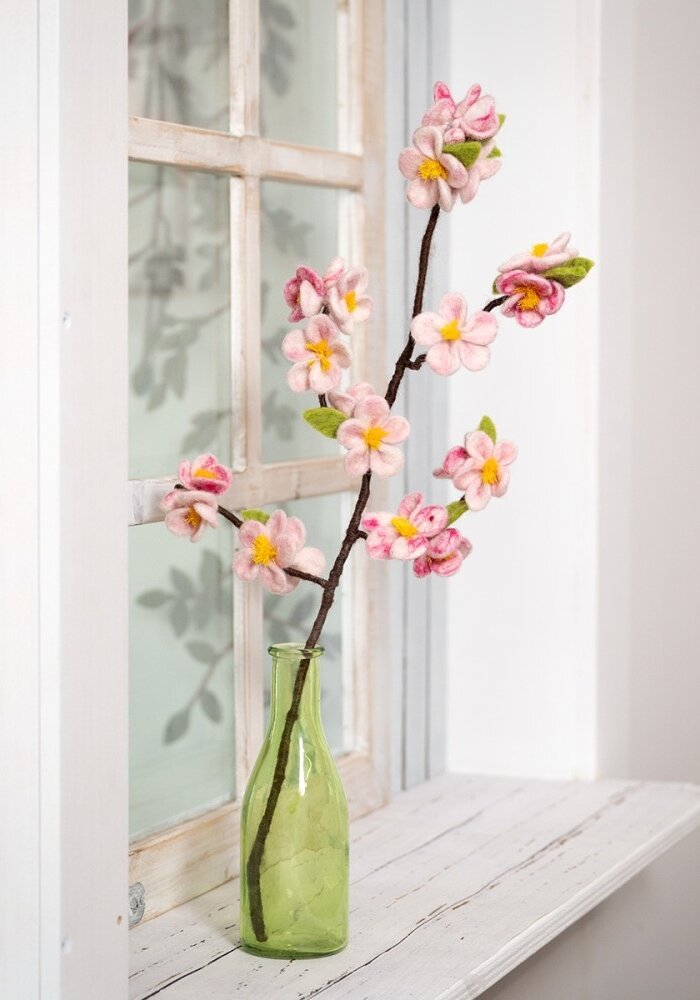 Sjaal met een Verhaal - Bloem: Tak: Appelbloesem