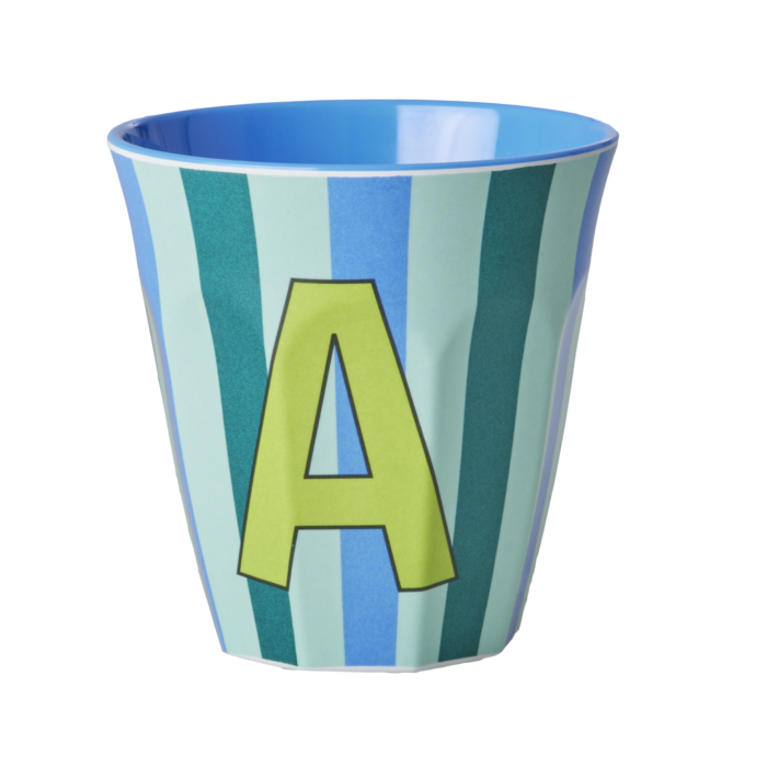 rice - A -Middelgroot Beker - Blauw