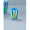 A - Middelgroot Beker - Blauw - rice