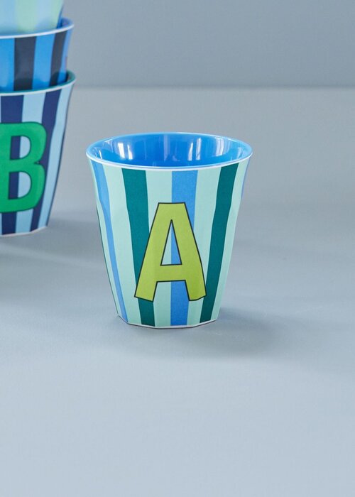 RICE A - Middelgroot Beker - Blauw - rice