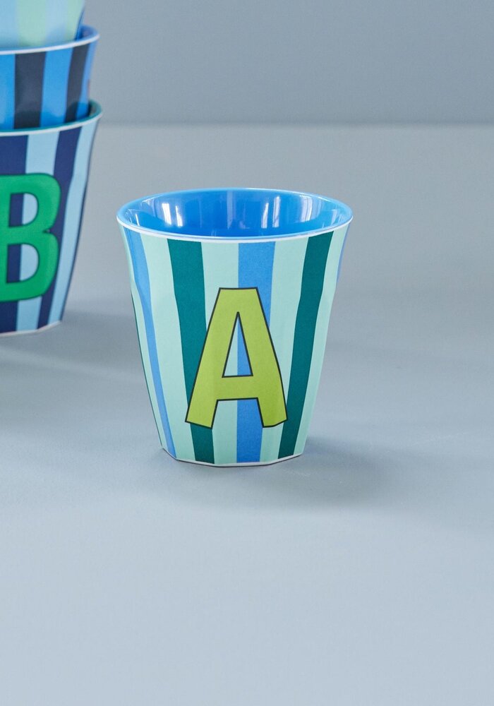 rice - A -Middelgroot Beker - Blauw