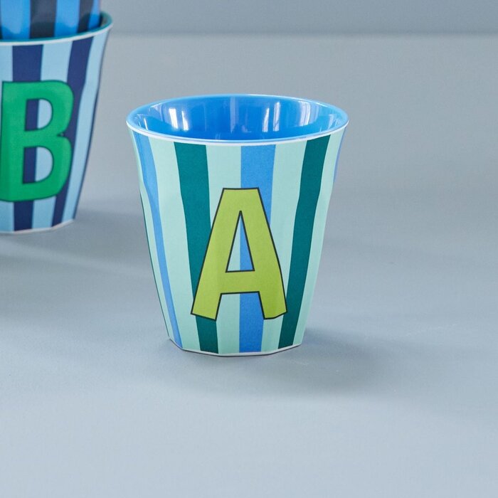 RICE A - Middelgroot Beker - Blauw - rice