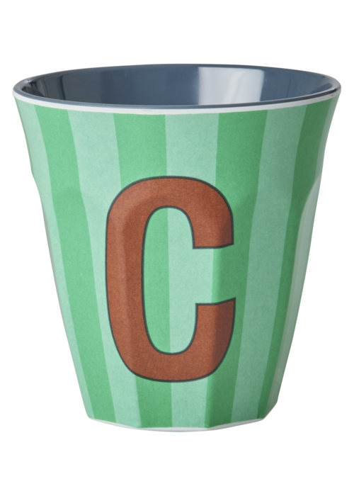 RICE C - Middelgroot Beker - Groen  - Multicolor - rice