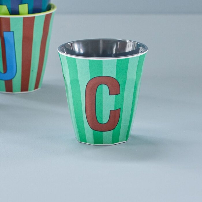 rice - C - Middelgroot Beker - Groen  - Multicolor