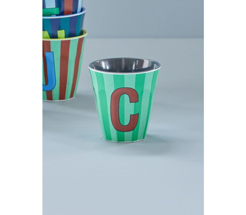 rice - C - Middelgroot Beker - Groen  - Multicolor