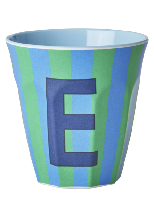 RICE E - Middelgroot Beker - Multicolor -Blauw - rice