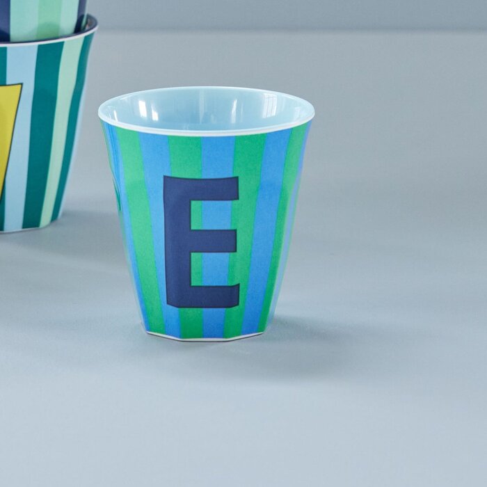 rice - E- Middelgroot Beker - Multicolor  - Blauw