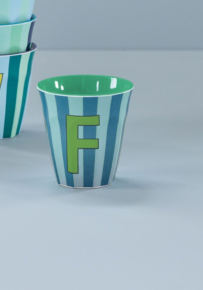 rice - F- Middelgroot Beker - Multicolor  - Blauw