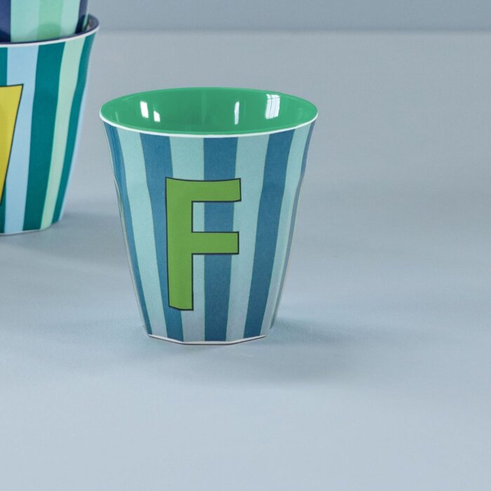 rice - F- Middelgroot Beker - Multicolor  - Blauw