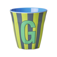 rice - G - Middelgroot Beker - Multicolor  - Groen