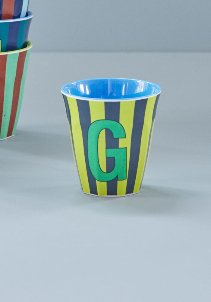 rice - G - Middelgroot Beker - Multicolor  - Groen