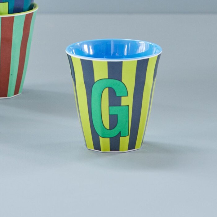 rice - G - Middelgroot Beker - Multicolor  - Groen