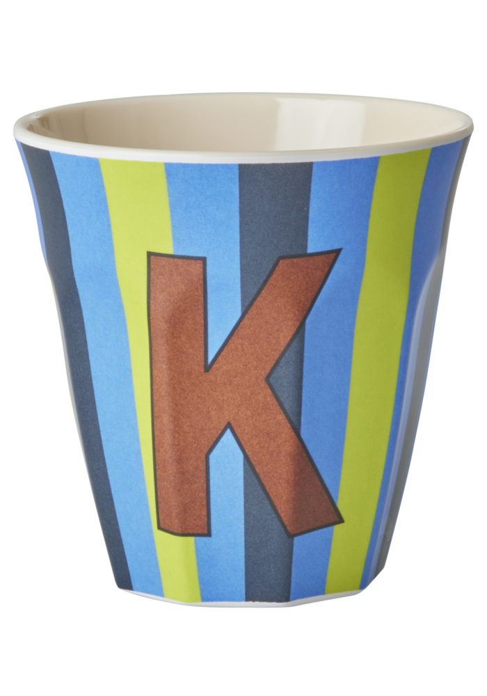 rice - K - Middelgroot Beker - Multicolor  - Blauw