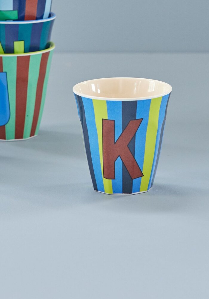 rice - K - Middelgroot Beker - Multicolor  - Blauw