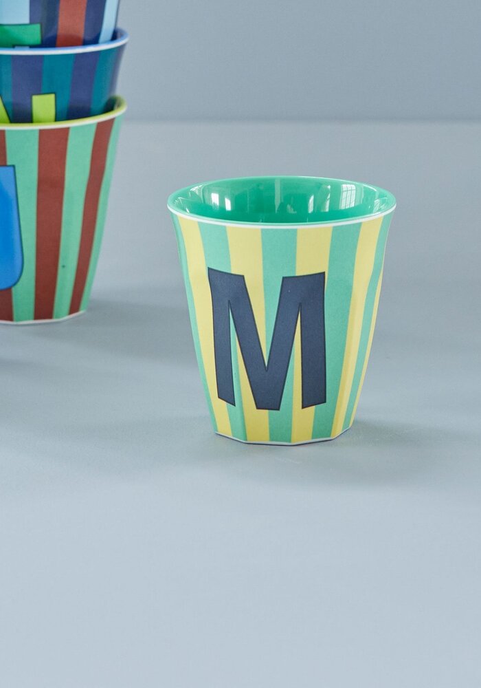 rice - M - Middelgroot Beker - Multicolor  - Groen