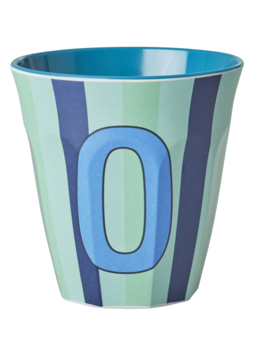 RICE O - Middelgroot Beker - Multicolor - Blauw - rice