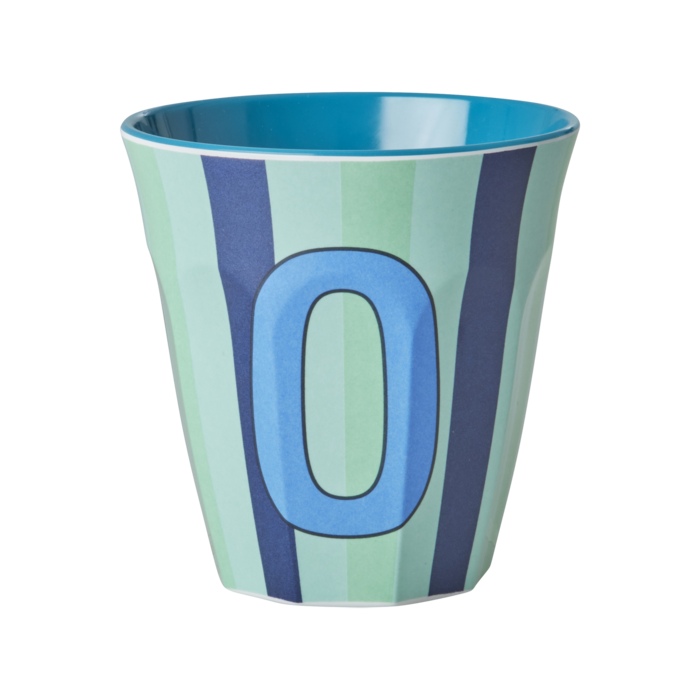 RICE O - Middelgroot Beker - Multicolor - Blauw - rice