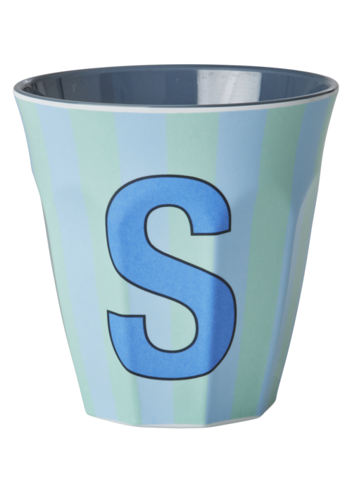 RICE S - Middelgroot Beker - Multicolor - Blauw - rice