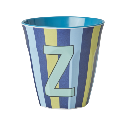 Z - Middelgroot Beker - Multicolor - Blauw - rice 