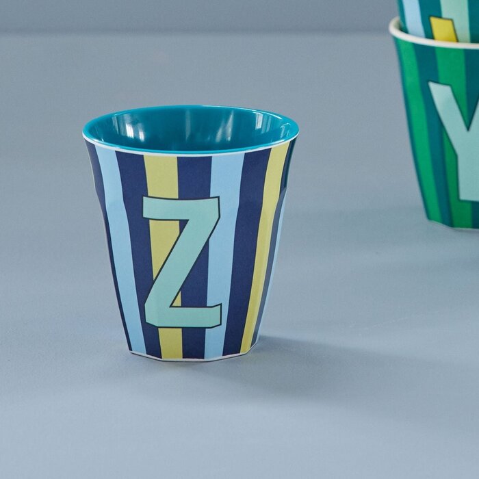 rice - Z - Middelgroot Beker - Multicolor - Blauw